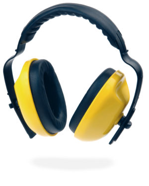 Auriculares de Protección, Antirruido, Color Amarillo, Fabricados en ABS  y Poliestireno, Con Blíster o Sin Blíster